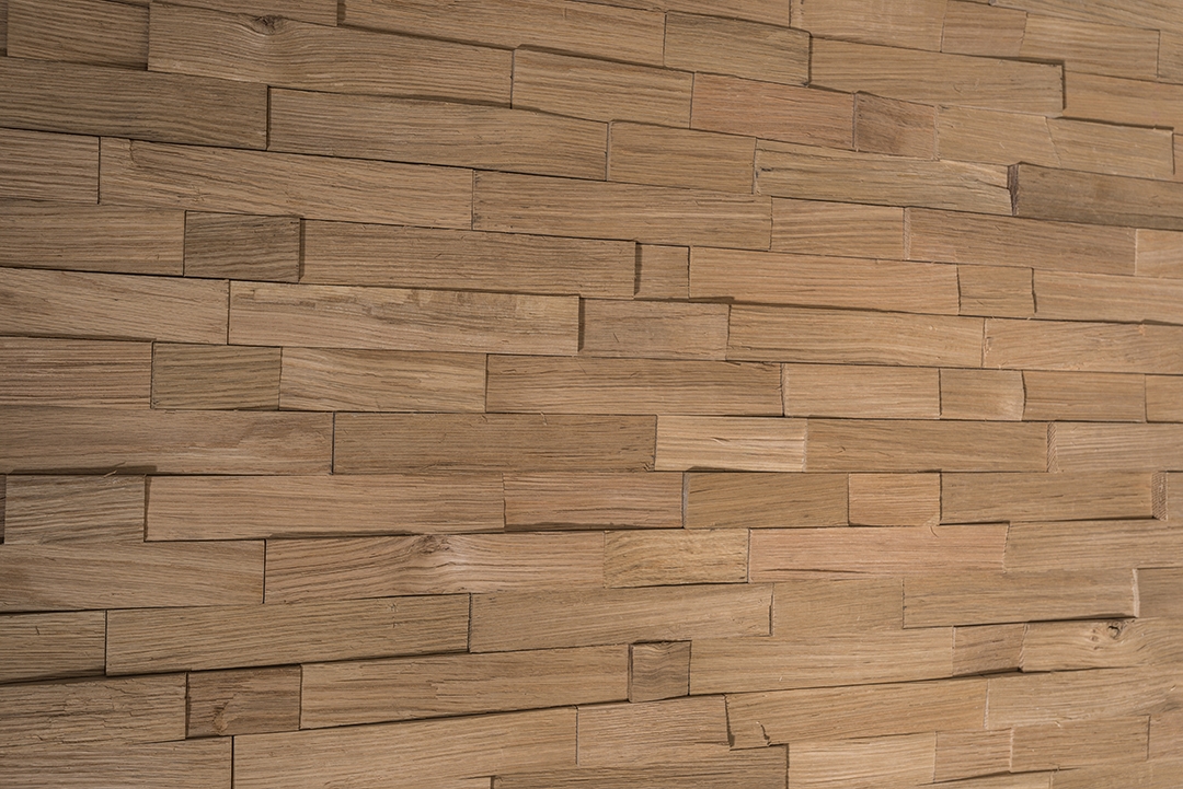 3D Solid Wood wall