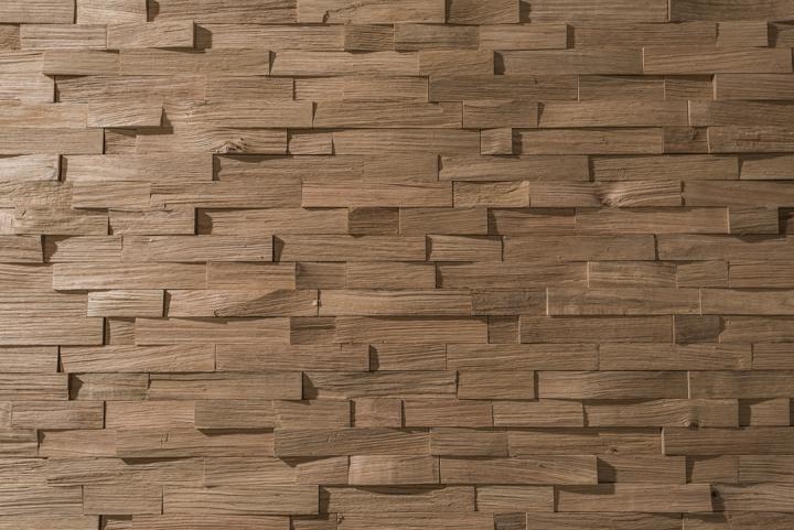 3D Solid Wood wall