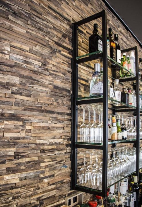 3D Solid Wood wall
