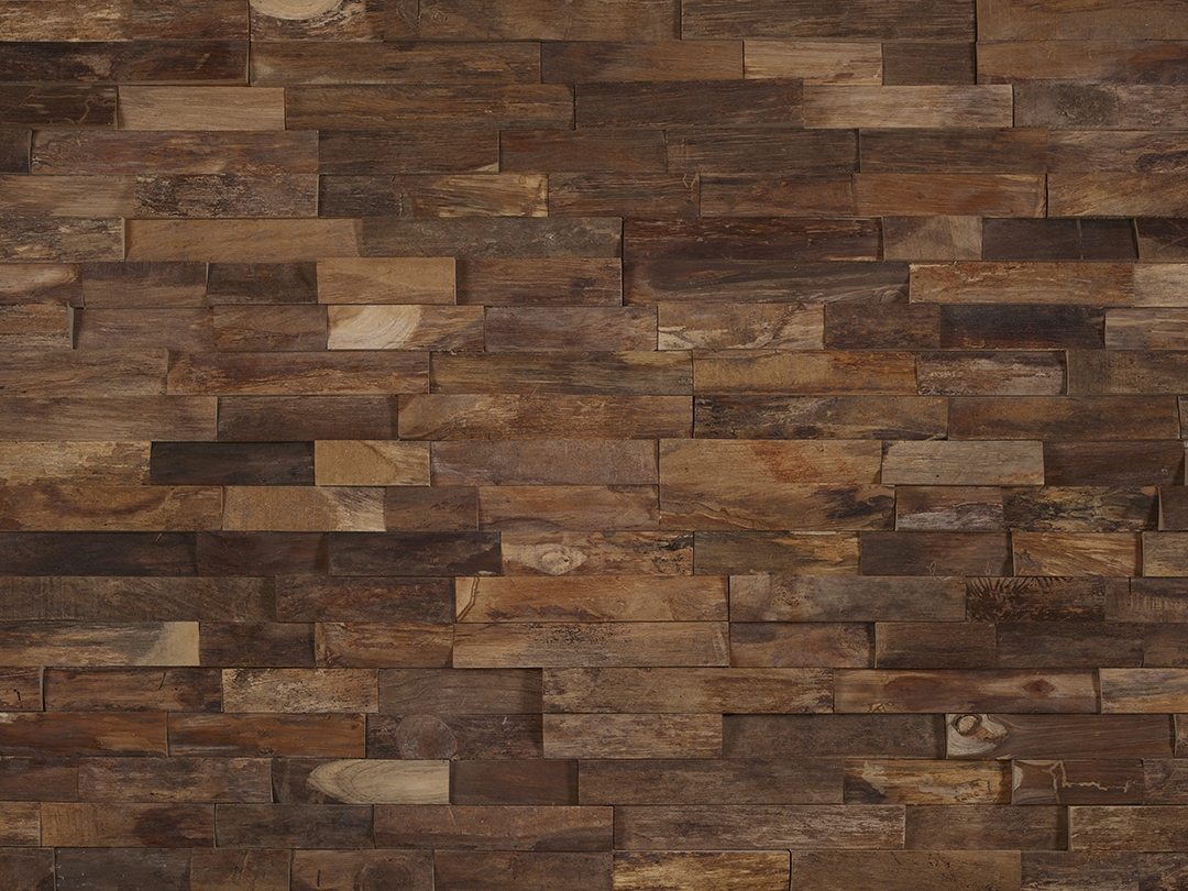 3D Solid Wood wall