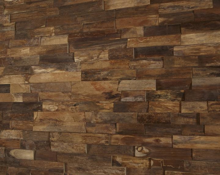 3D Solid Wood wall
