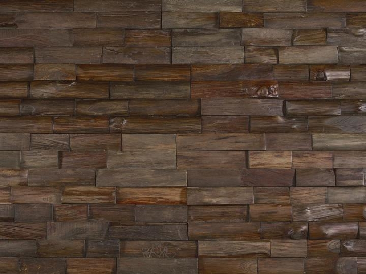 3D Solid Wood wall