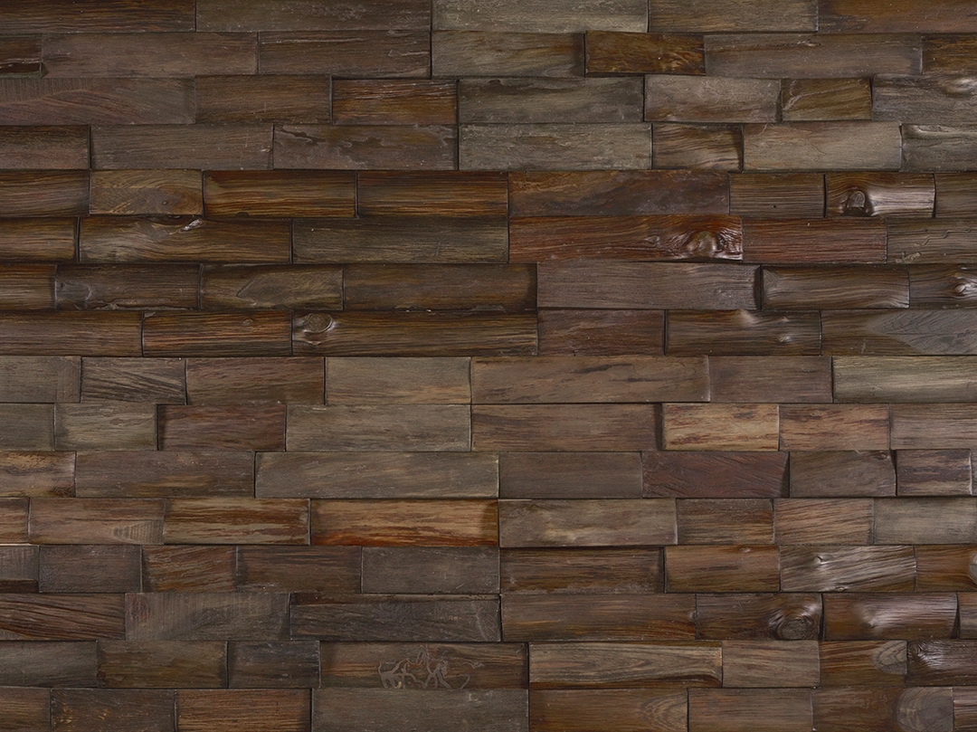 3D Solid Wood wall