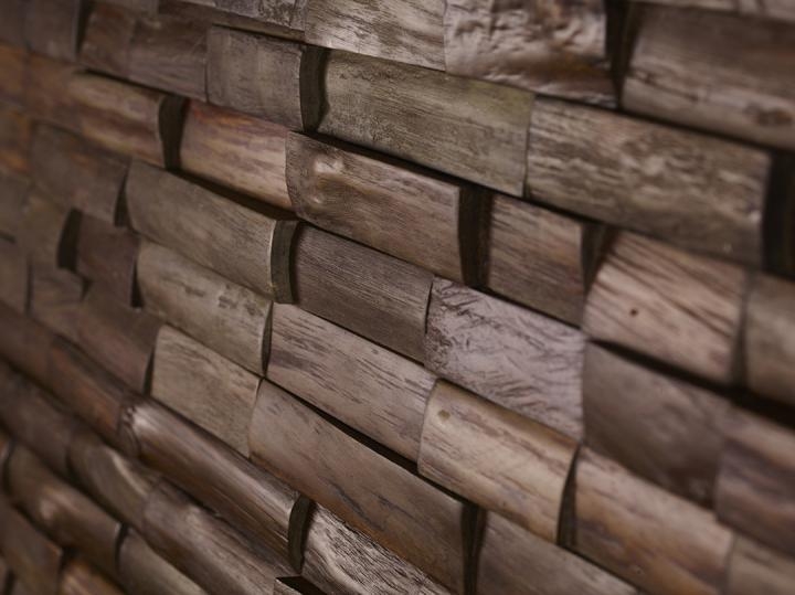 3D Solid Wood wall