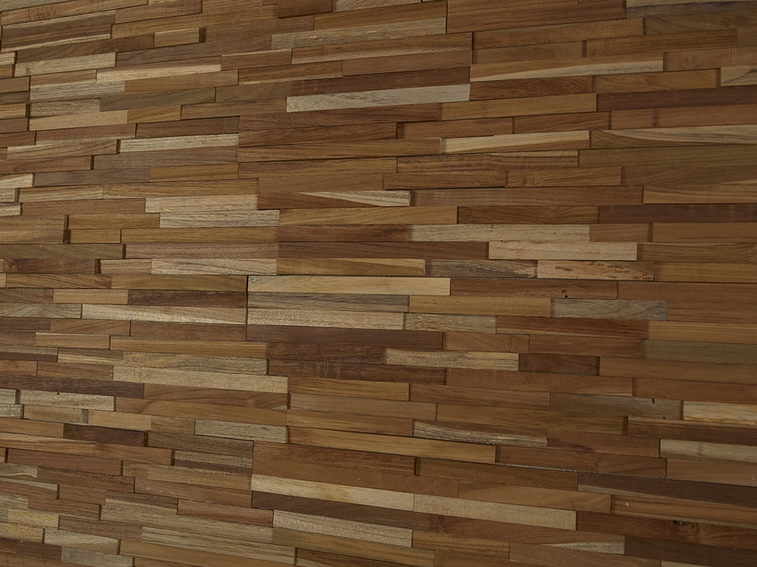 3D Solid Wood wall
