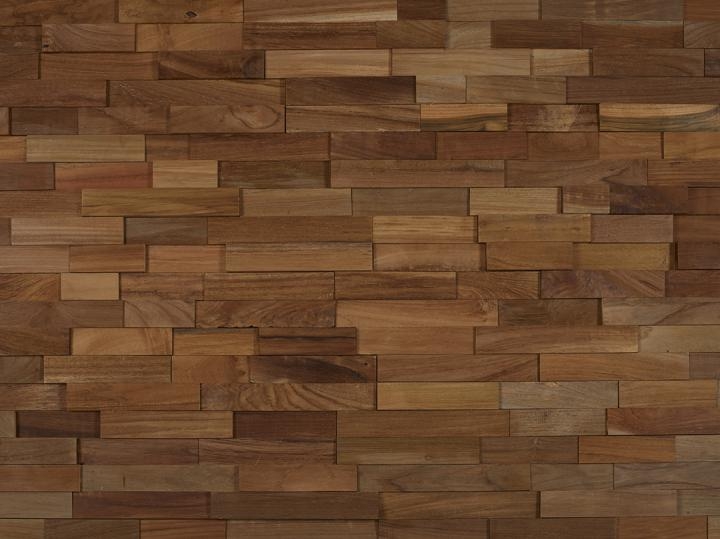 3D Solid Wood wall