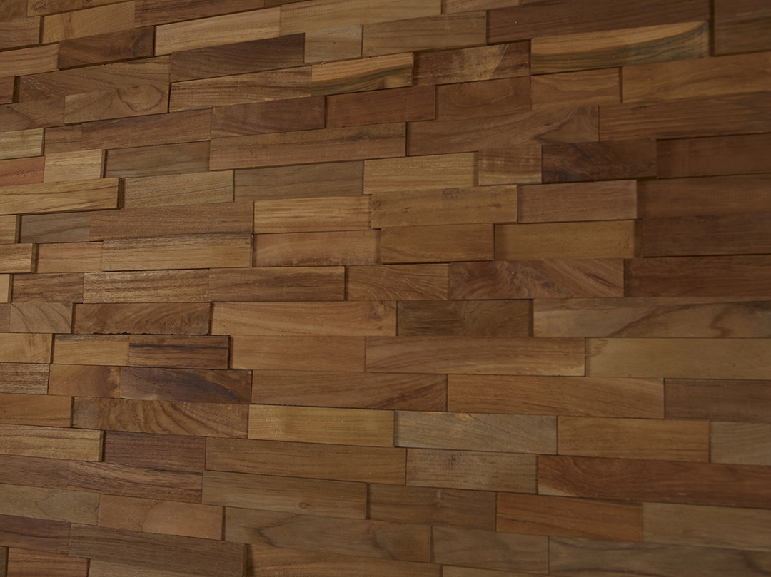 3D Solid Wood wall