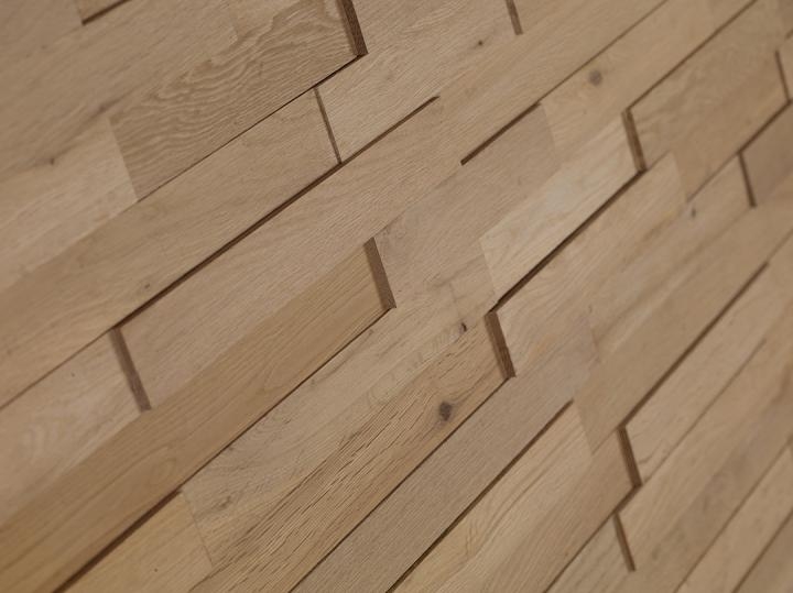 3D Solid Wood wall