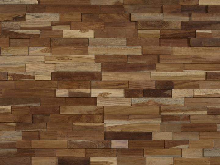 3D Solid Wood wall