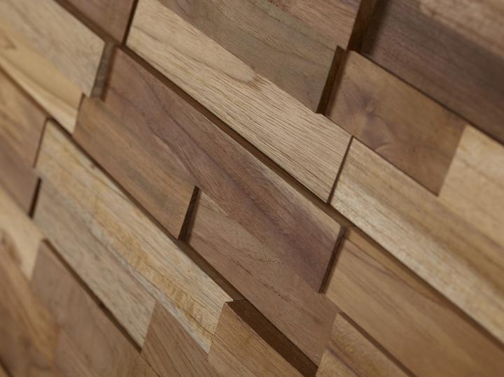 3D Solid Wood wall