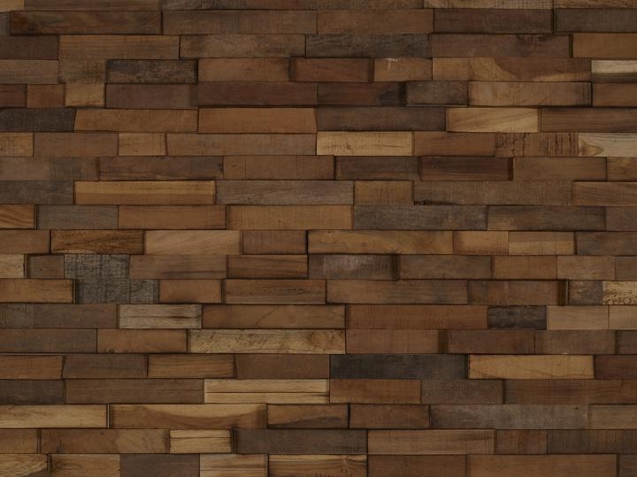 3D Solid Wood wall