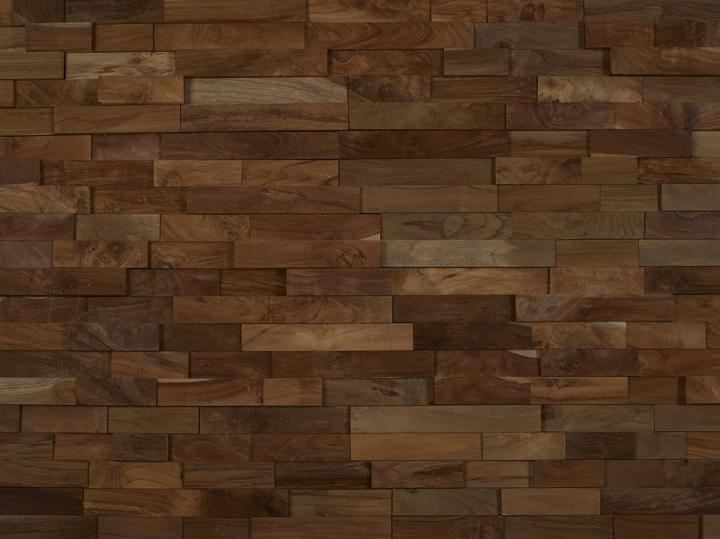 3D Solid Wood wall