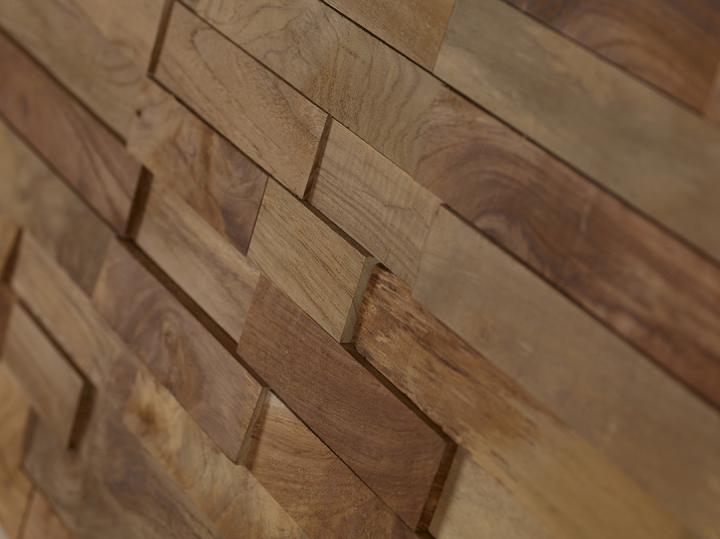 3D Solid Wood wall