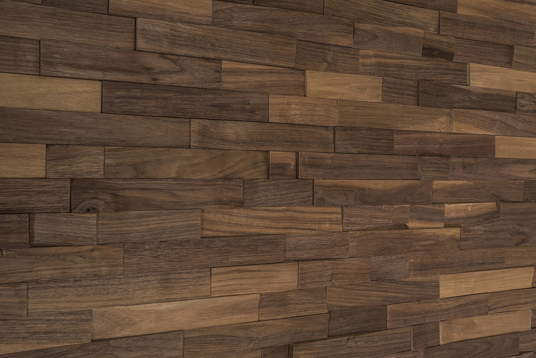 3D Solid Wood wall