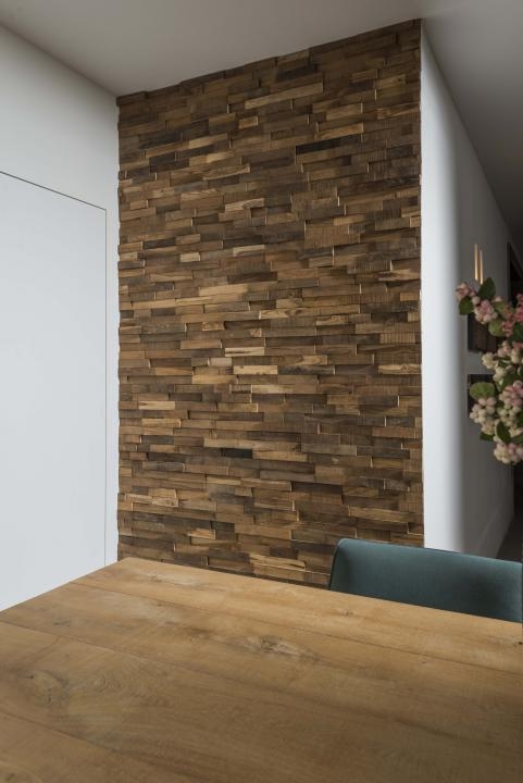 3D Solid Wood wall