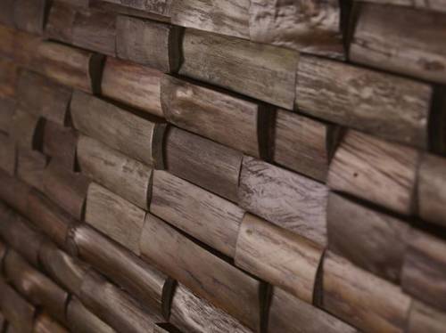 3D Solid Wood wall