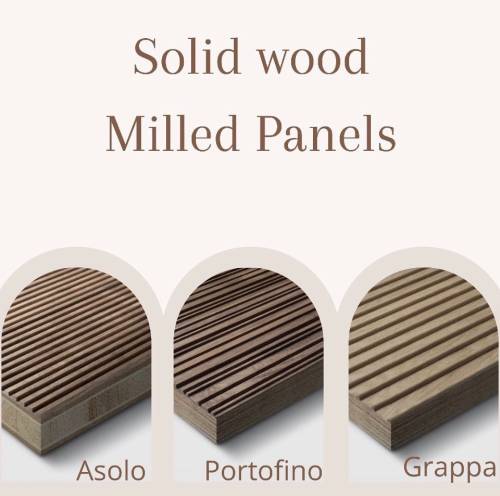 Latho Solid Wood Milled Panels